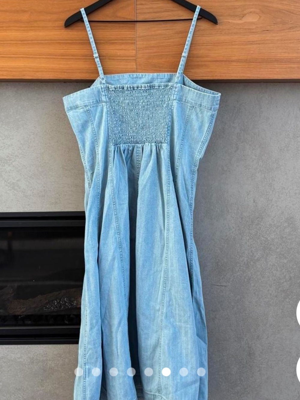 Banana Republic LINEN-BLEND SEAMED MIDI DRESS - Picture 4 of 5